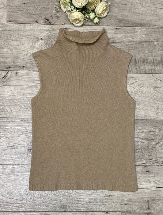 Женская WEEKEND MAX MARA Жилетка Бежевый Кашемир