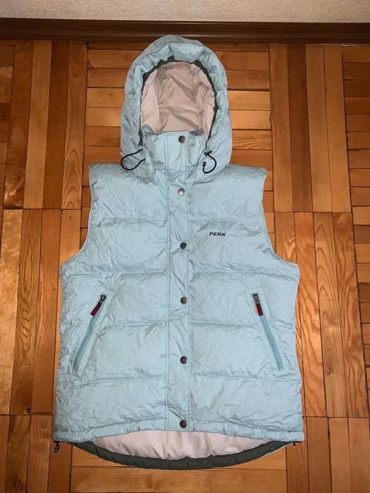 Damen Peak Performance Weste Blau Nylon 40