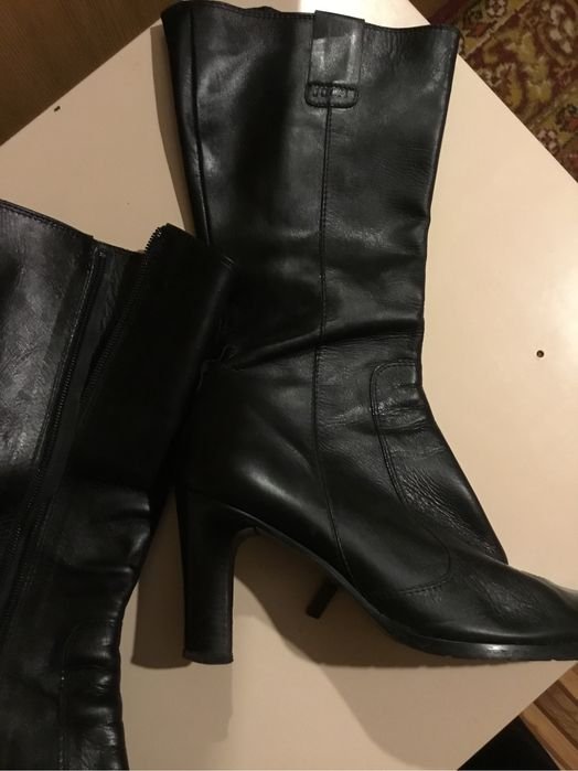 Damen Joop Stiefeletten Schwarz Leder 38