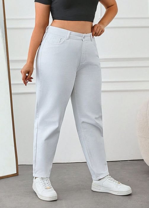 Damen Laura Ashley Jeans Weiß 40