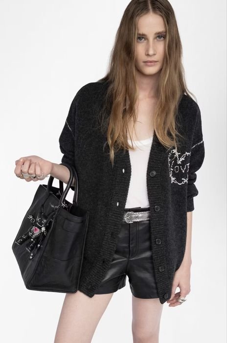 Donna Zadig & Voltaire Maglione Grigio Lana