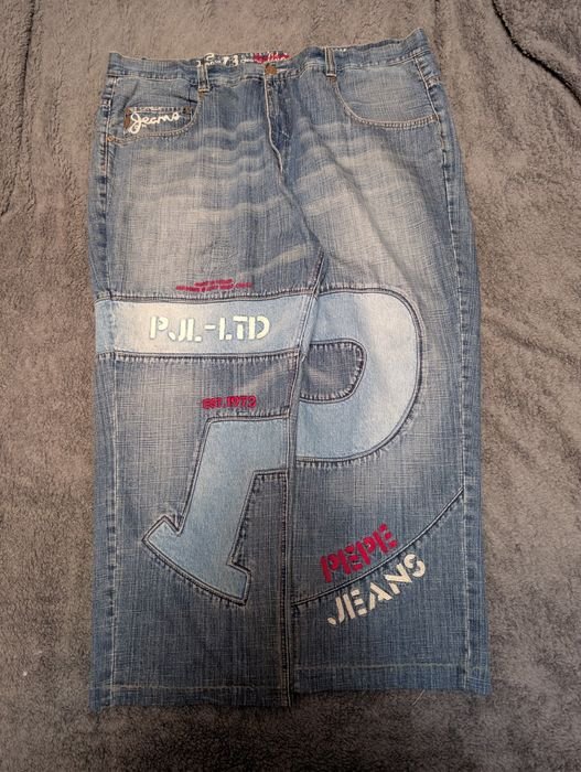 Мужской Pepe Jeans Джинсы Тёмно-синий Джинс