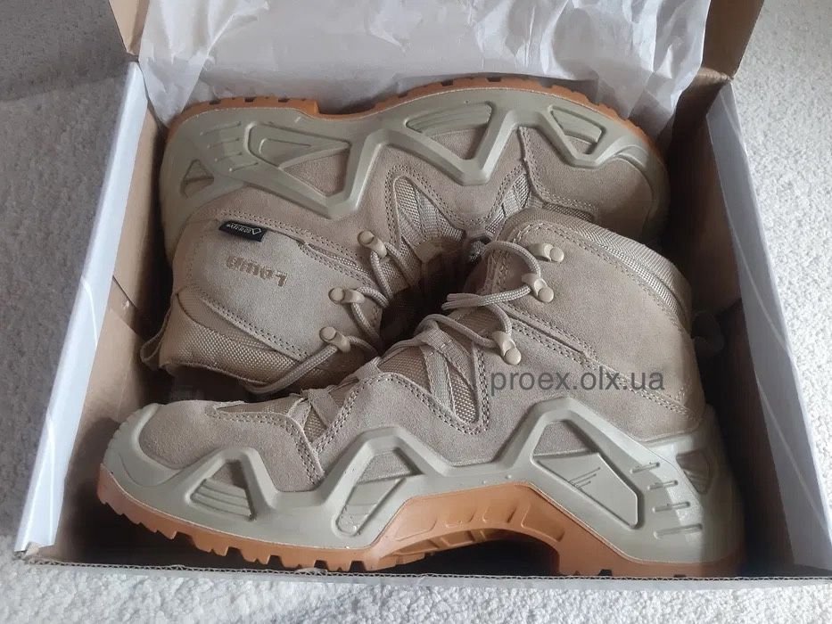 Мужской LOWA Ботинки Бежевый Замша 41