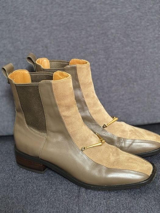 Женские Tory Burch Ботинки Бежевый 36