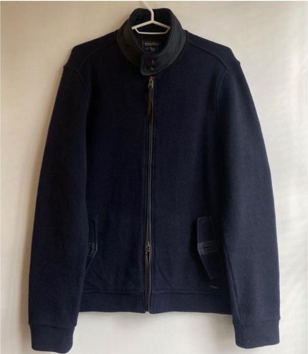 Мужской Woolrich Светр Тёмно-синий Шерсть 38