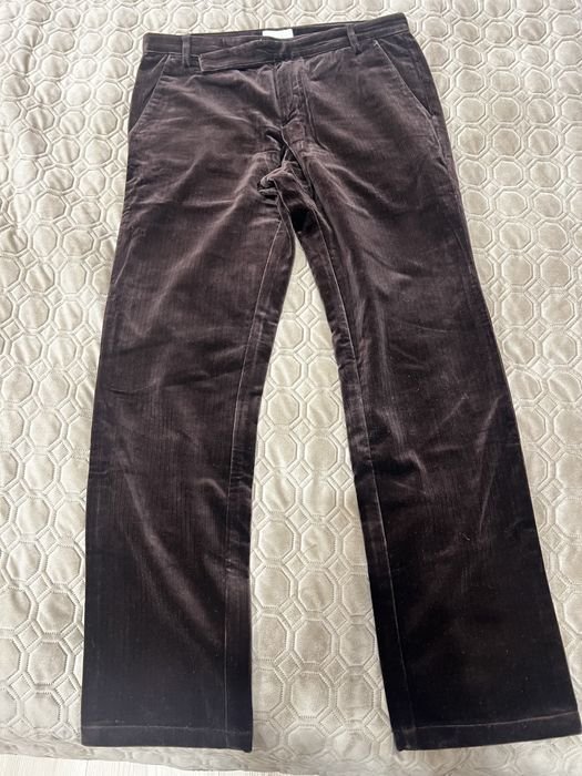 Herren Iceberg Hose Braun Samt 48