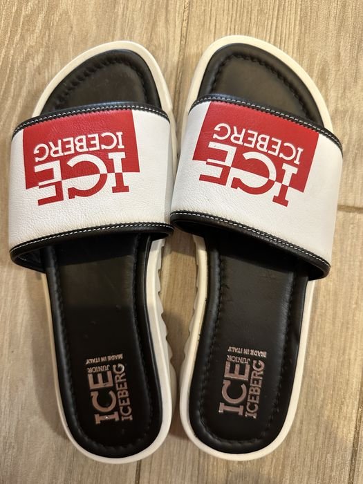 Women Iceberg Slippers Multicolor Leather 40