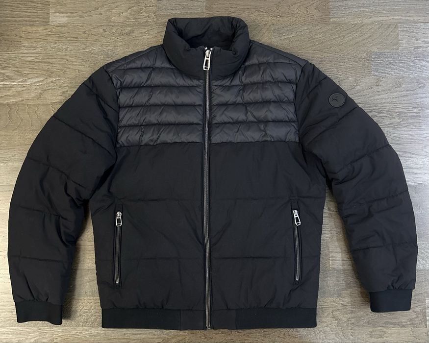 Мужской Joop Пуховик Чёрный Нейлон 40