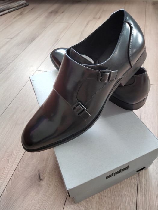 Men Kenneth Cole Derby Black Eco-Leather 46