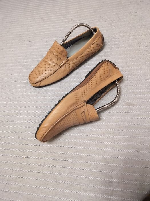 Men Sioux Loafers Brown Leather 46