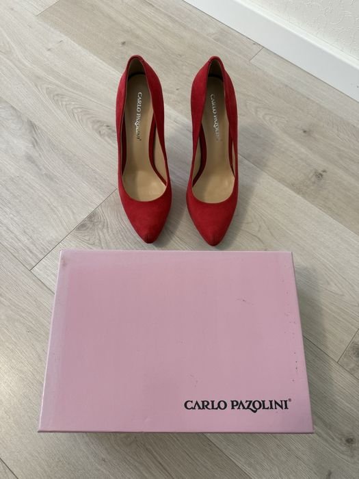 Женские Carlo Pazolini Туфли Красные Замша 39