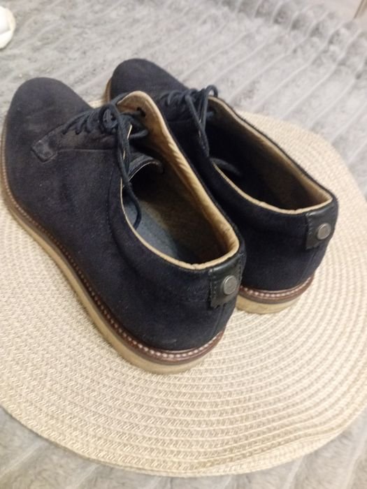 Мужские Hugo Boss Туфли Чёрный Замша 43