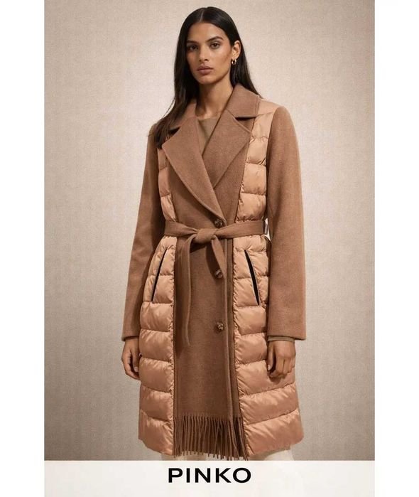 Donna Cappotto Arancione Cashmere 42