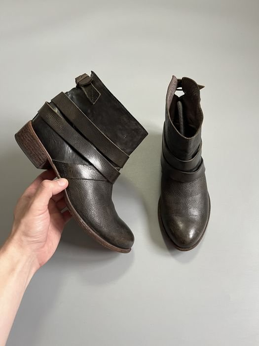 Женские Ботинки Темно-зеленые 38