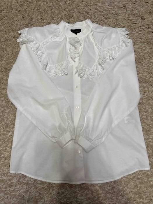Женская Luisa Spagnoli Блузка Белая S