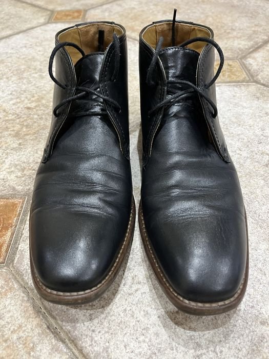 Uomo Lloyd Stivali Nero Pelle 43