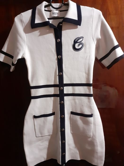 Damen Kleid Weiß 36