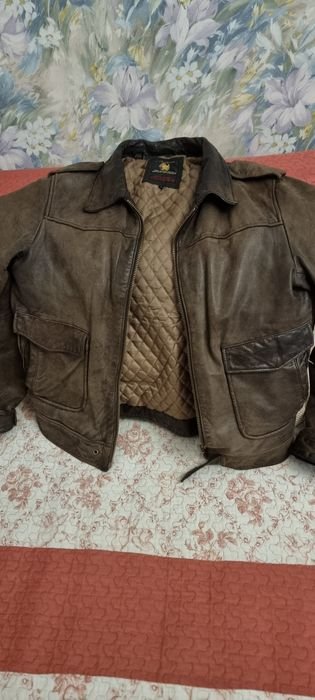 Мужской Scotch & Soda Куртка Коричневая Кожа 40