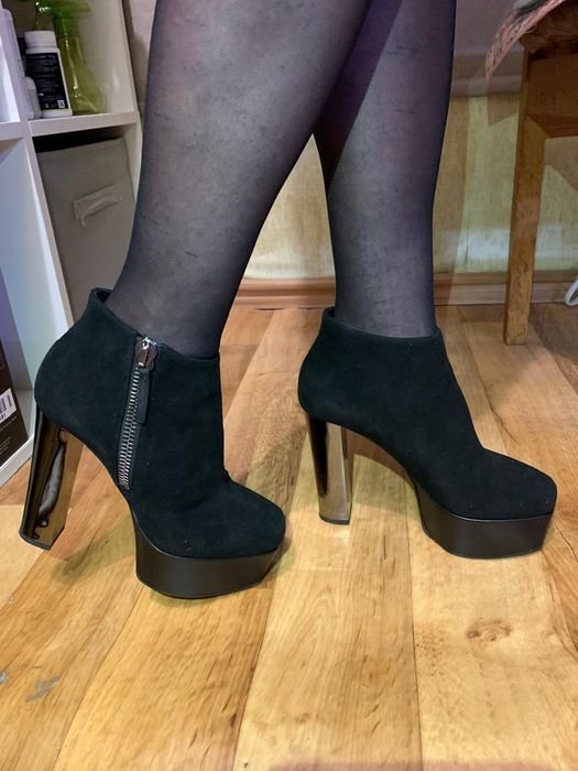 Женские Giuseppe Zanotti Ботильоны Чёрные Замша 37