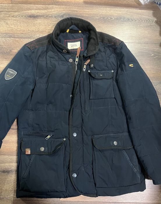 Uomo Camel Active Giacca Invernale Blu Navy 40