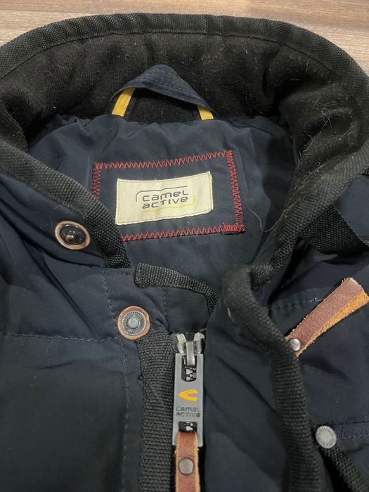 Uomo Camel Active Giacca Invernale Blu Navy 40