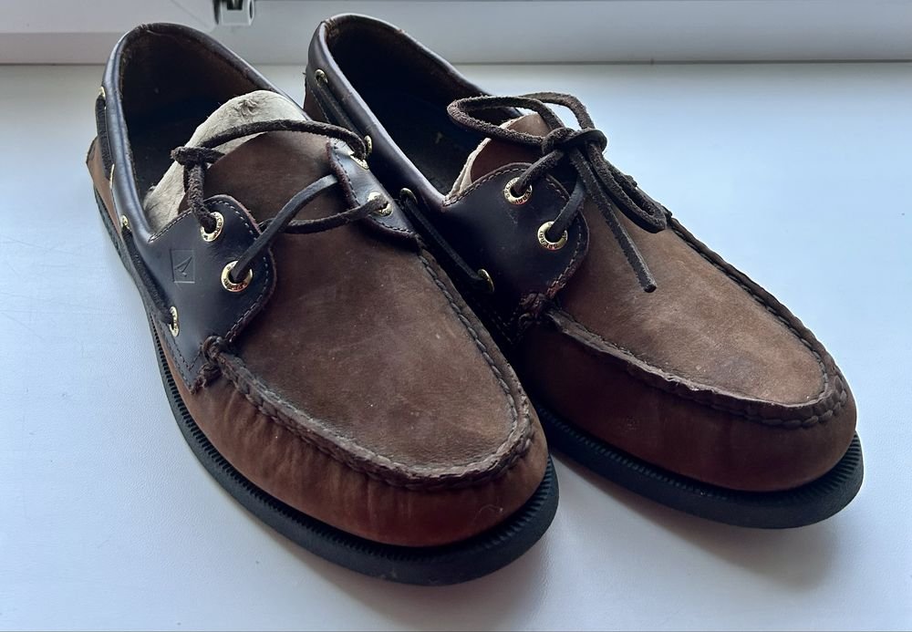 Мужской Sperry Top-Sider Лоферы Коричневый Кожа 42