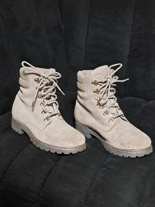 Женские Panama Jack Ботинки Серый Нубук 38