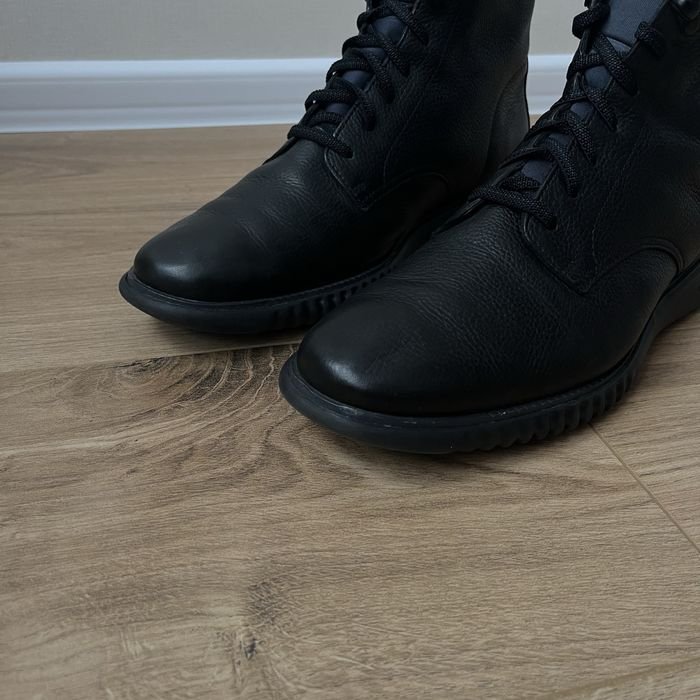 Мужские Cole Haan Ботинки Чёрные Кожа 42