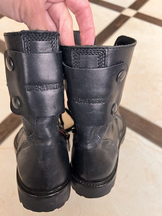 Donna Zadig & Voltaire Stivali Neri Pelle 37