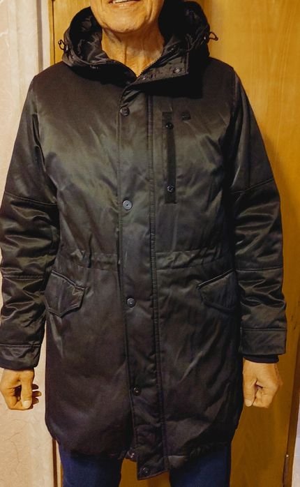 Men G-STAR RAW Coat Black Polyester 44