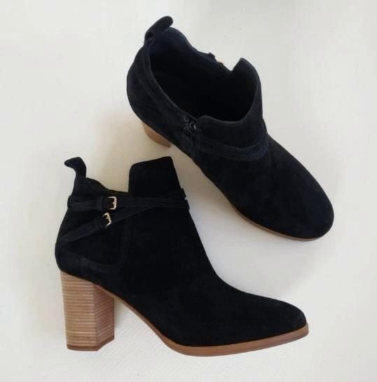 Damen Cole Haan Stiefeletten Schwarz Wildleder