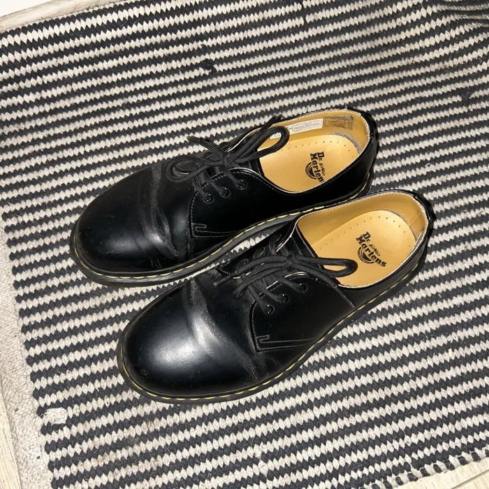Мужской Dr. Martens Ботинки Чёрный Кожа 41