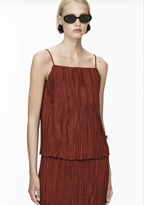 Женский Arket Топ Чёрный