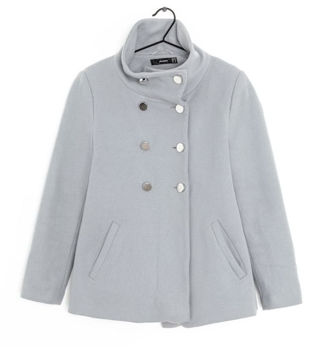 Мужской Hallhuber Куртка Светло-голубая Шерсть