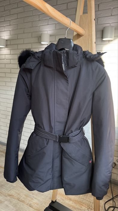 Damen Woolrich Daunenjacke Schwarz 38