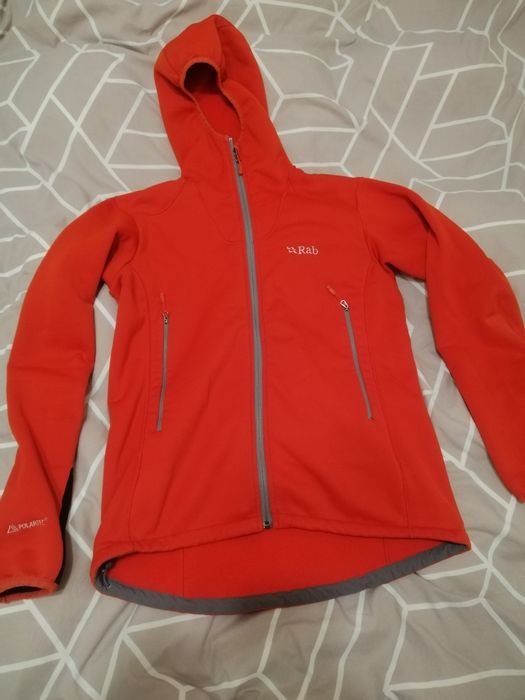 Herren Rab Exile Fleecejacke Rot 40