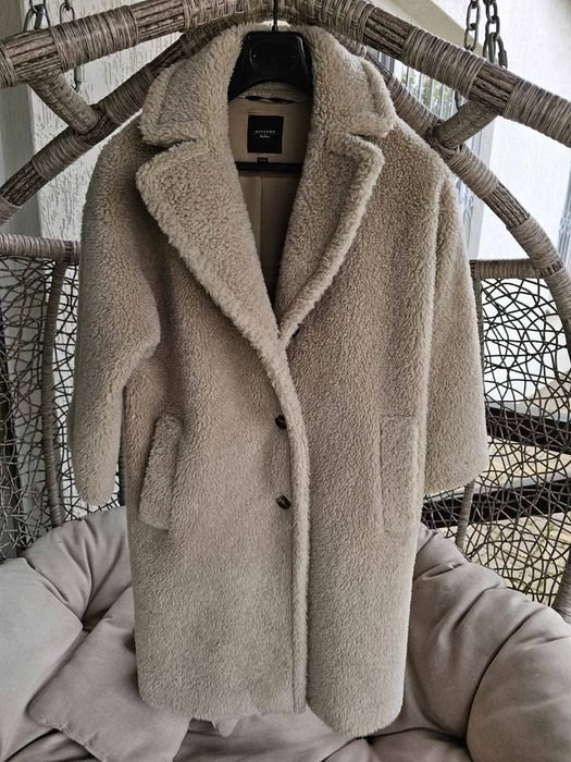 Женское MaxMara Пальто Бежевый 36