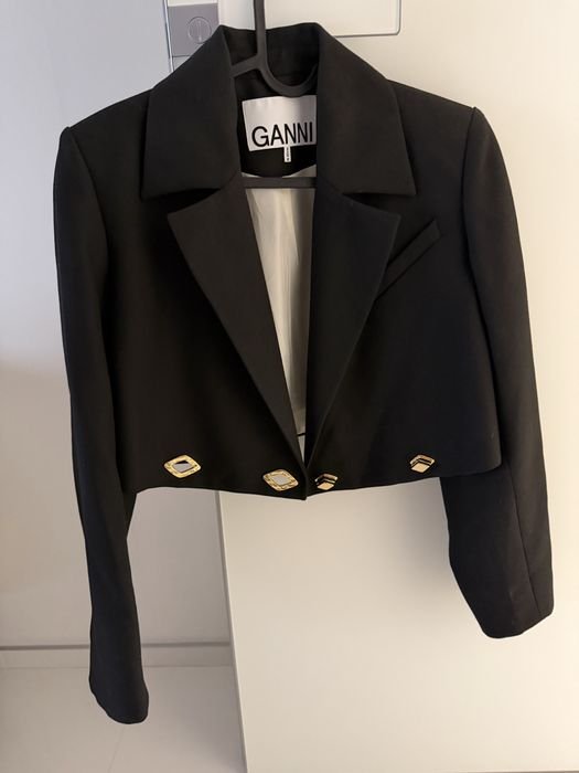 Женский GANNI Пиджак Чёрный 32