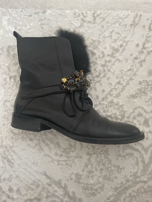 Женские Helena Soretti Туфли Чёрные Кожа 38