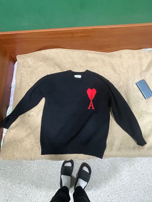 Uomo Ami Maglione Nero 36