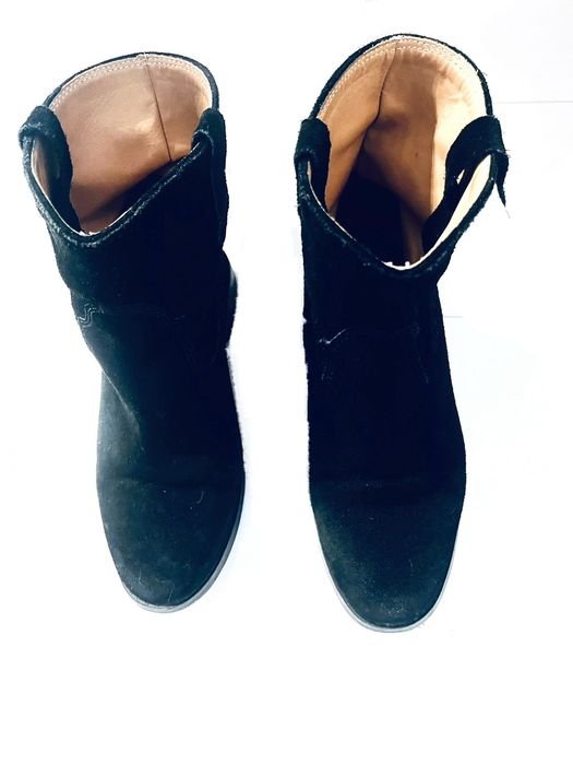 Женские Isabel Marant Ботильоны Чёрные Замша 37