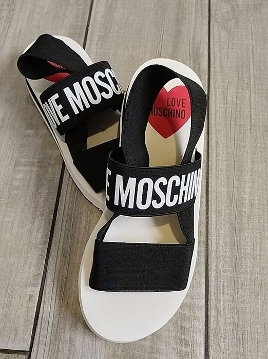 Женские Love Moschino Сандали Чёрные 37