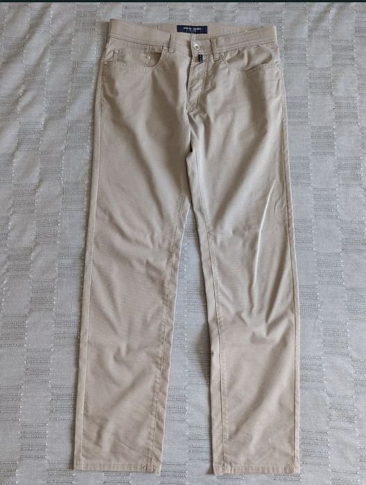 Uomo Pierre Cardin Jeans Beige Cotone 32
