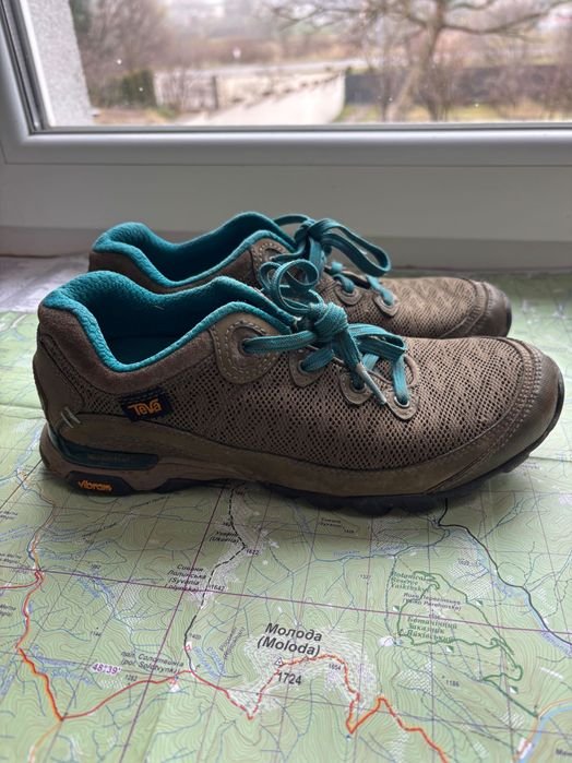 Мужские Teva Ботинки Хаки Ткань 37