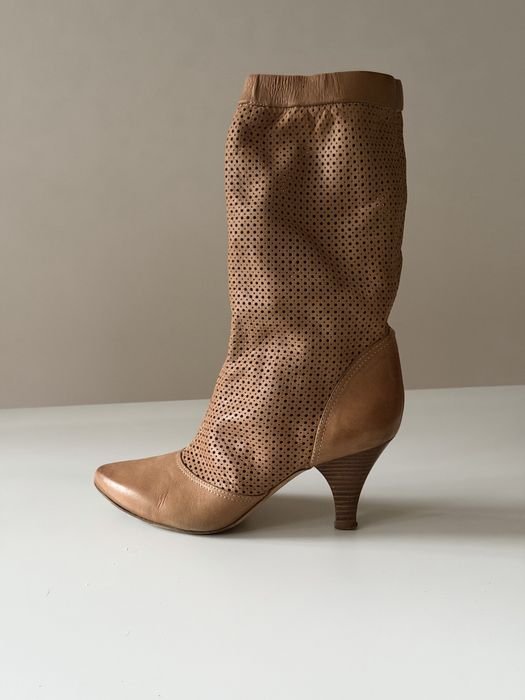 Женские Patrizia Pepe Сапожки Чёрные 36.5