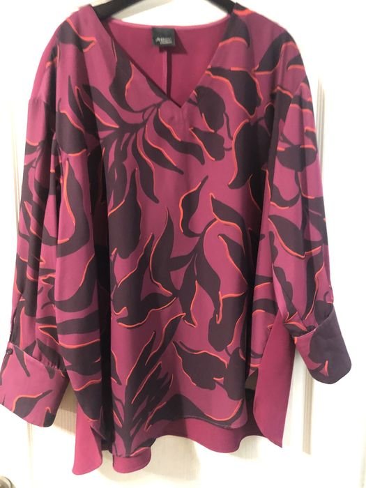 Женская Marina Rinaldi Блуза Многоцветная 46