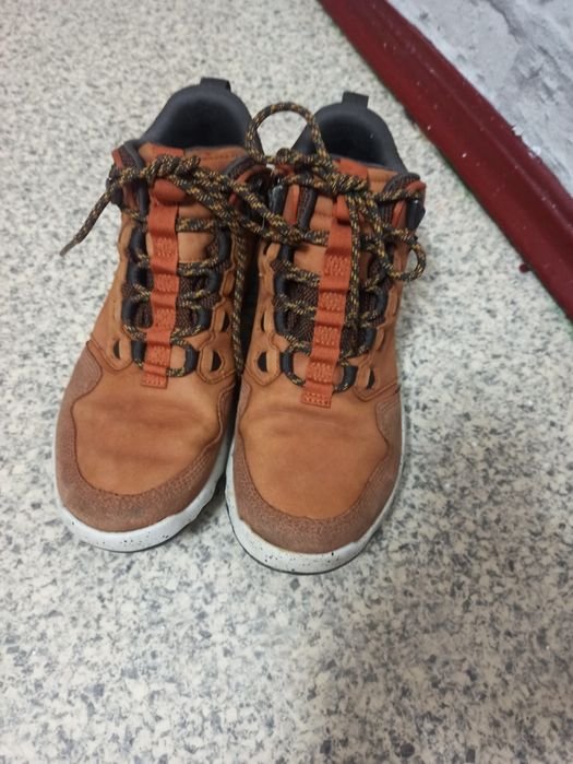 Herren Teva Stiefel Orange Leder 39.5