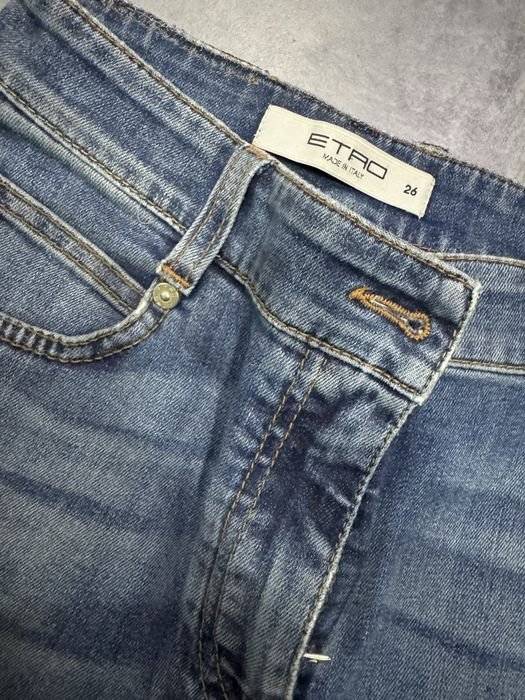 Uomo ETRO Jeans Blu Navy Maglia Altro