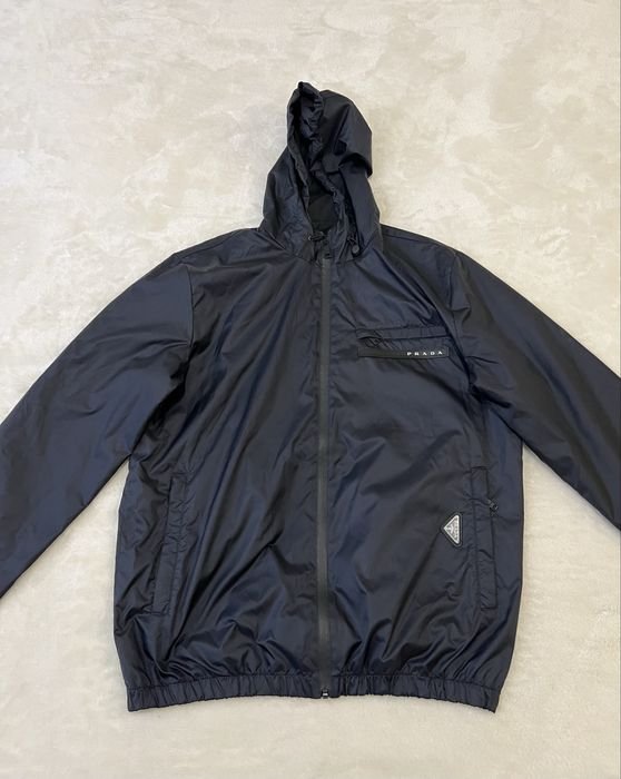 Men Prada Windbreaker Black Unknown XL