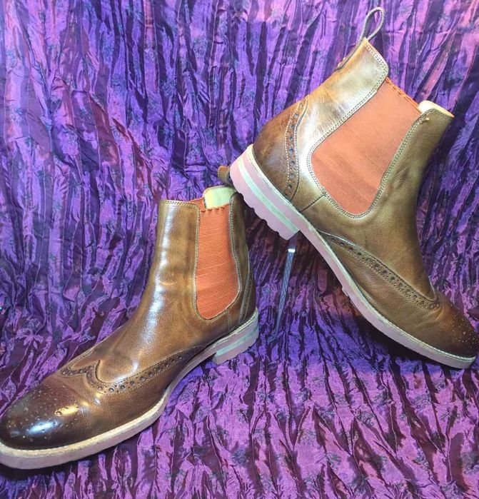 Homme Melvin & Hamilton Bottes Marron Cuir 43